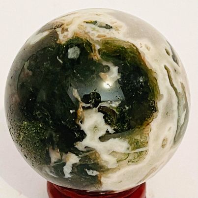 Moss Agate Sphere #2