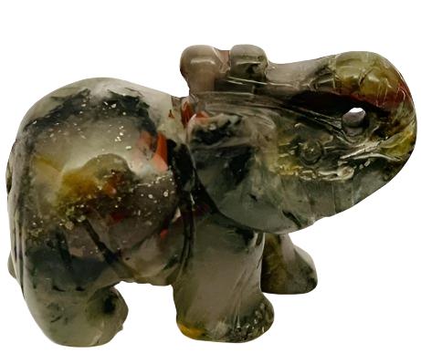 African Bloodstone Elephant #130