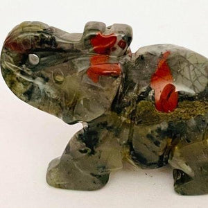 African Bloodstone Elephant #130