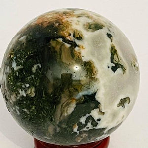 Moss Agate Sphere #136