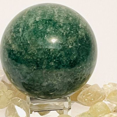 Green Strawberry Quartz Sphere #139