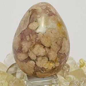 Flower Agate Egg # 142