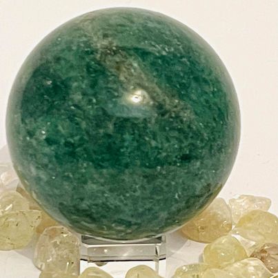 Green Strawberry Quartz Sphere #143