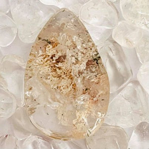 Scenic Garden Quartz Cabochon #148