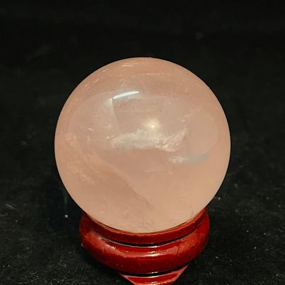 Rose Quartz Sphere 'Star’ #154