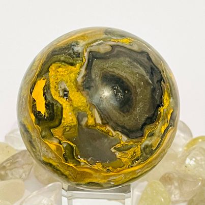 Bumblebee Jasper Sphere # 155