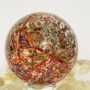 Leopard Skin Jasper Sphere #162