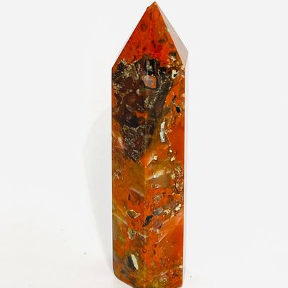 Brecciated Red Jasper Point # 162