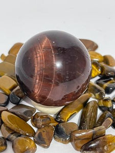 Red Tiger's Eye Sphere #164