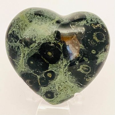 Kambaba Jasper Heart #173