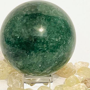 Green Strawberry Quartz Sphere #175