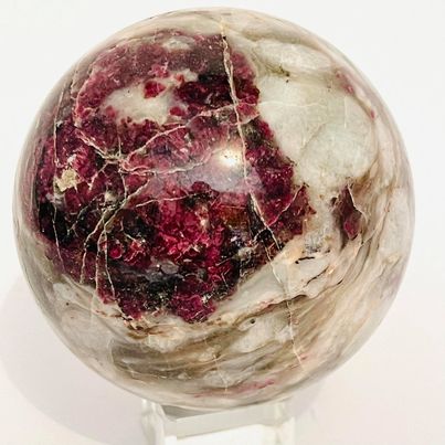 Pink Tourmaline Sphere #187