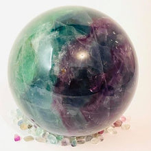 Load image into Gallery viewer, Rainbow Fluorite Sphere # 189
