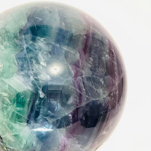 Rainbow Fluorite Sphere # 189