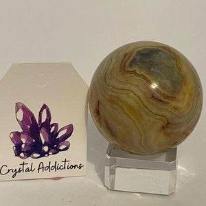 Crazy Lace Agate Sphere #196