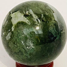 Load image into Gallery viewer, Moss Agate Sphere # 198
