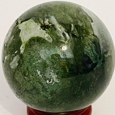 Moss Agate Sphere # 198