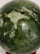 Load image into Gallery viewer, Moss Agate Sphere # 198
