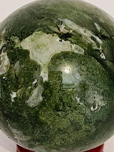 Moss Agate Sphere # 198