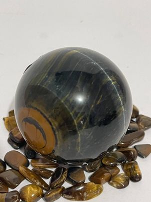 Blue Tiger's Eye Sphere #20