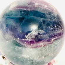 Load image into Gallery viewer, Rainbow Fluorite Sphere # 22
