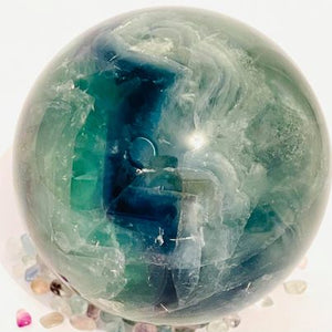 Rainbow Fluorite Sphere #23