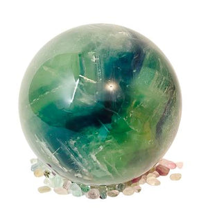 Rainbow Fluorite Sphere #23