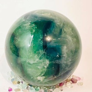 Rainbow Fluorite Sphere #23