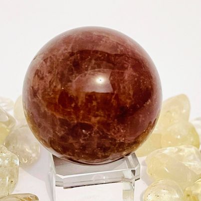 Strawberry Quartz Sphere #25