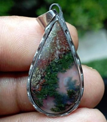 Moss Agate Pendant #88