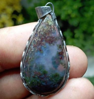 Moss Agate Pendant #149