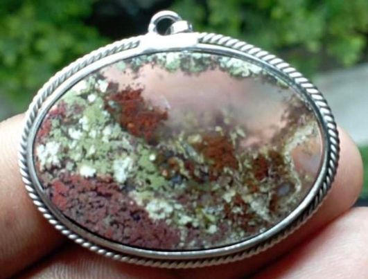 Moss Agate Pendant #171