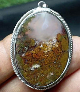 Moss Agate Pendant #173