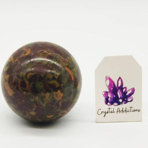 Calligraphy Jasper Sphere #69