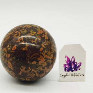 Calligraphy Jasper Sphere #197