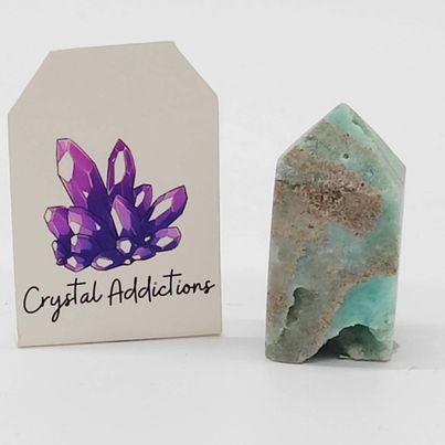 Blue Aragonite Point #131