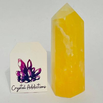 Orange Calcite Point #2