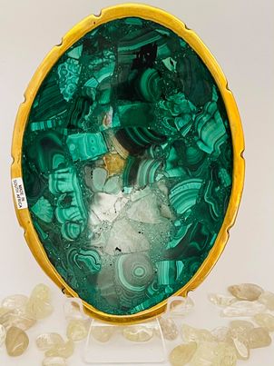 Malachite Bowl # 34