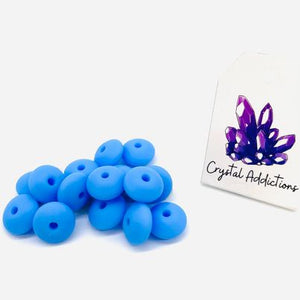 Beads - Silicone Plain Lentils 12mm