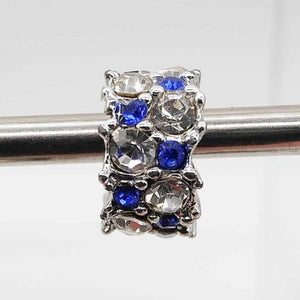 Pandora Inspired Charms - Silver Blue