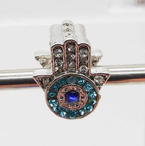 Pandora Inspired Charms - Silver Aqua