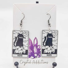 Load image into Gallery viewer, Tarot Cat Earrings
