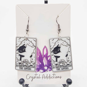 Tarot Cat Earrings