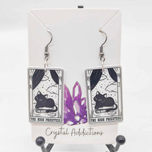 Load image into Gallery viewer, Tarot Cat Earrings
