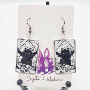 Tarot Cat Earrings