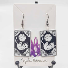 Load image into Gallery viewer, Tarot Cat Earrings
