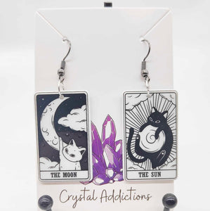 Tarot Cat Earrings