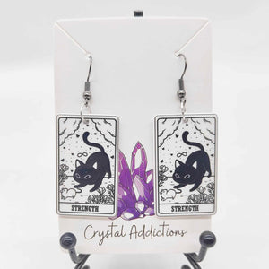 Tarot Cat Earrings