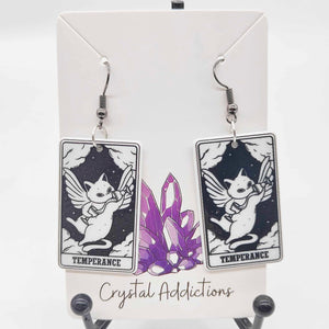 Tarot Cat Earrings