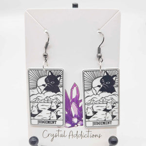 Tarot Cat Earrings